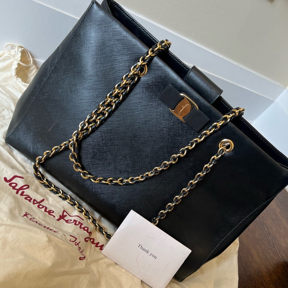 Authentic Salvatore ferragamo shoulder bag